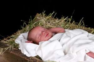 Baby in a manger